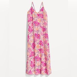Tie-Back Maxi Slip Dress